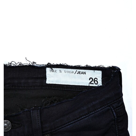 Rag & Bone Jeans Women’s Capri Cropped Skinny Size 26 Raw/Frayed Waist + Hem - Picture 4 of 12